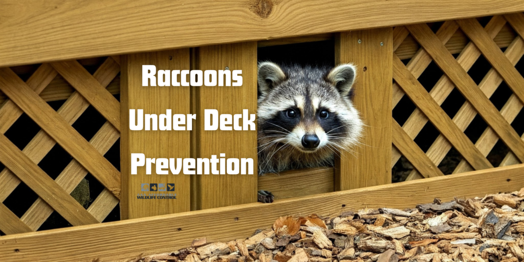 Removal of Raccoons from Under Decks